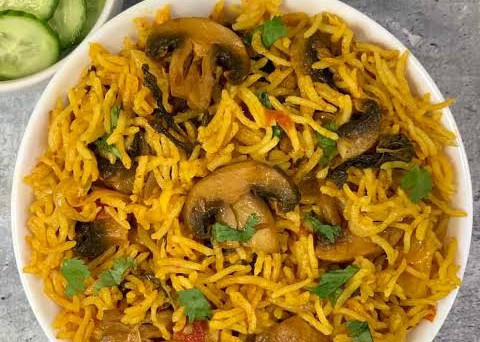 Mushroom Biryani