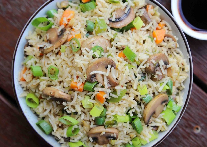Mushroom Fried Rice
